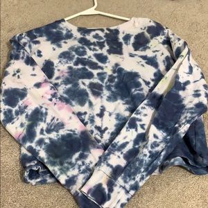 Tie dye long sleeve shirt